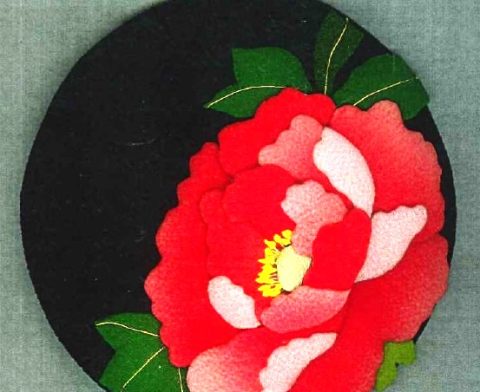 (7月)押し絵＊牡丹＊